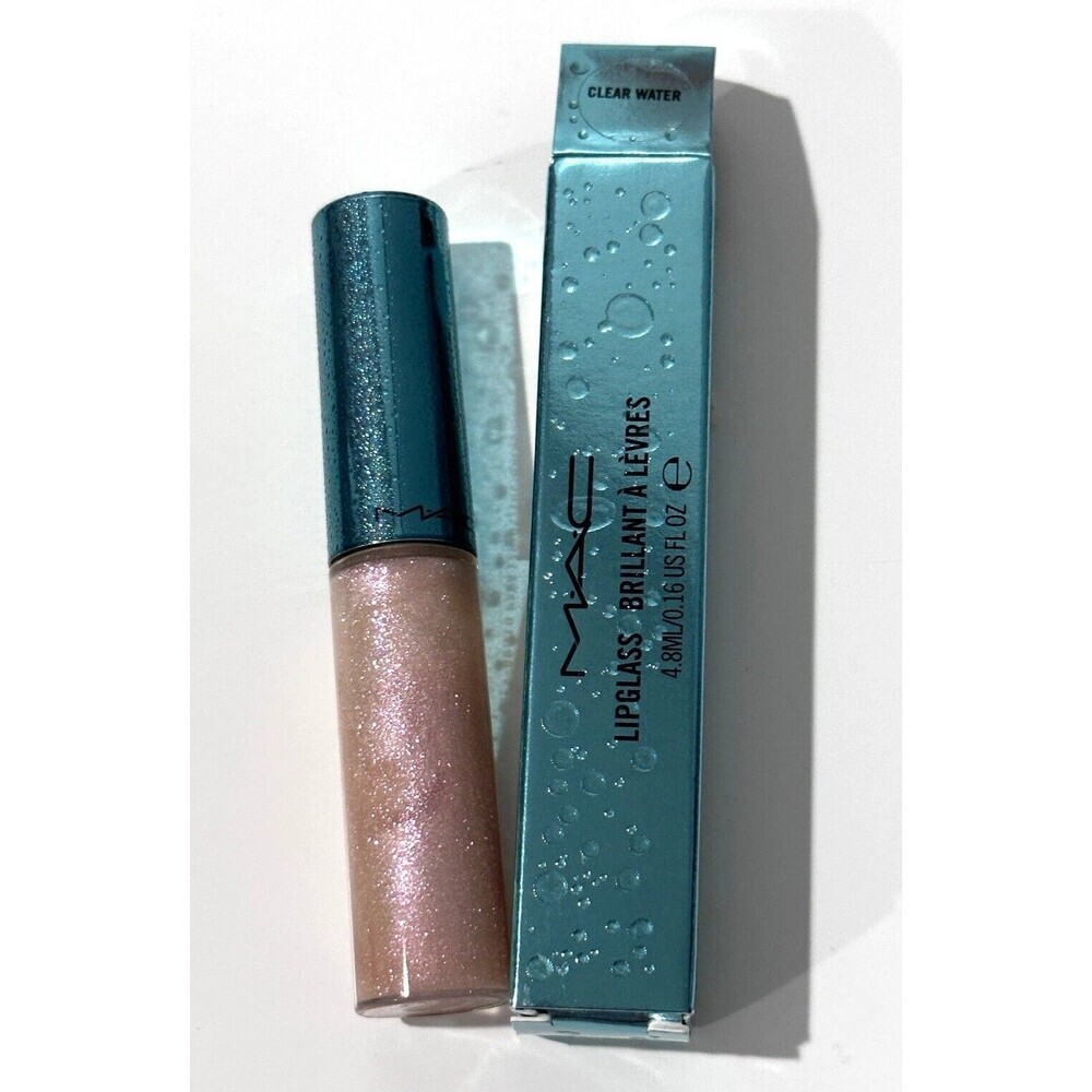 MAC Alluring Aquatic Lipglass Gloss CLEAR WATER NIB New rare